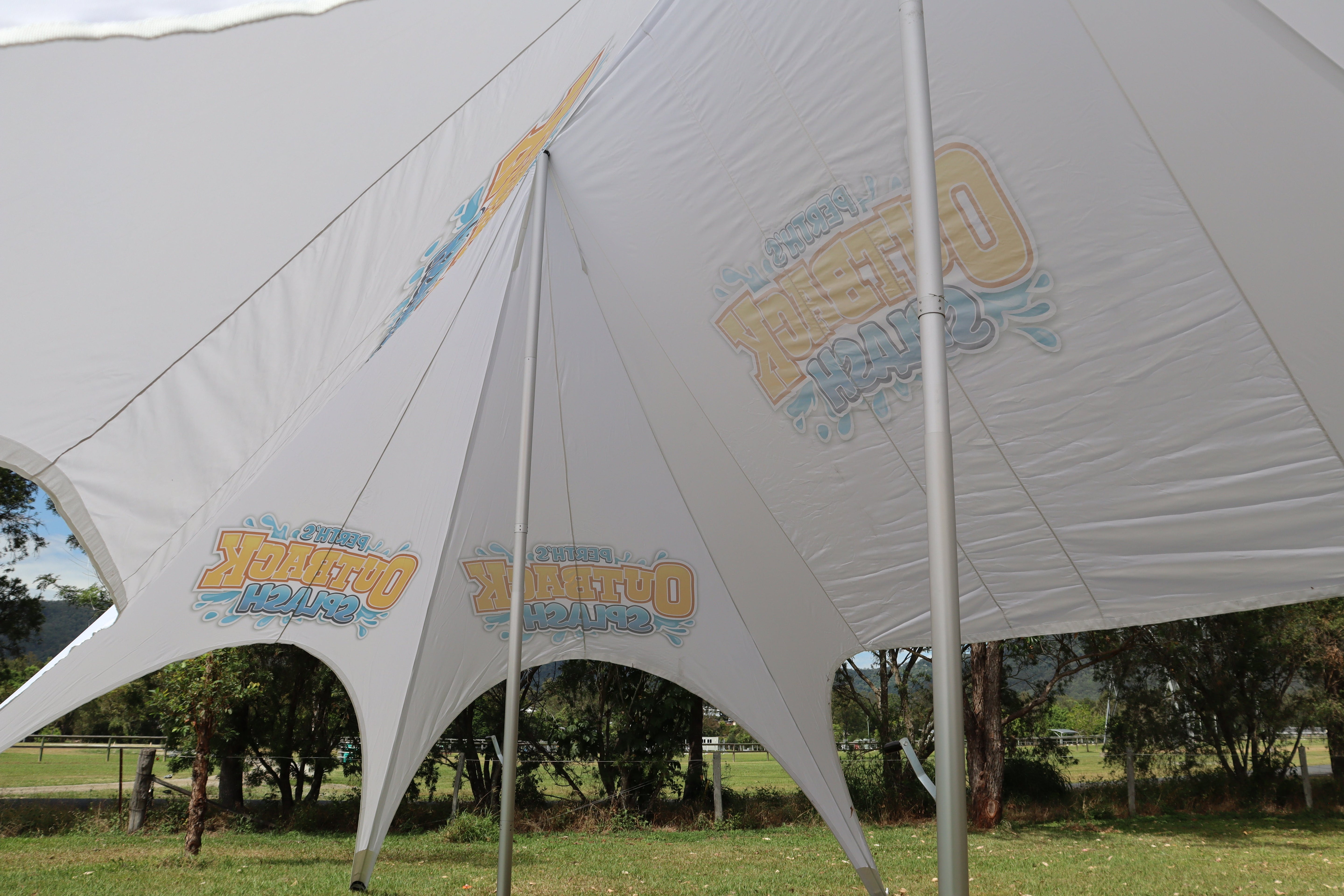 19m x 12m Double Pole Custom Star Shade | Star Tents