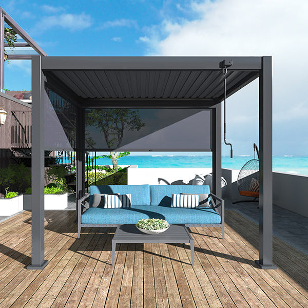 4m Pergola Zip Screen | Pergola Accessories