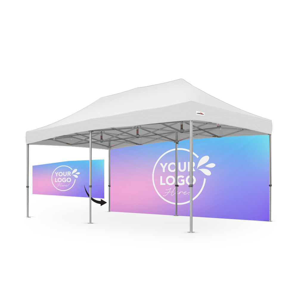 6m Printed Gazebo Full Wall | Gazebo Accessory