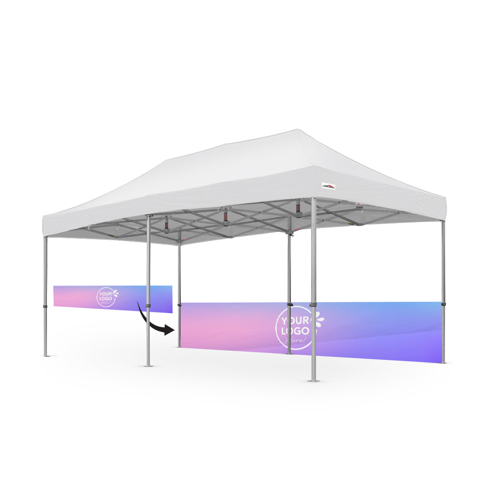 6m Printed Gazebo Half Wall | Gazebo Accessory