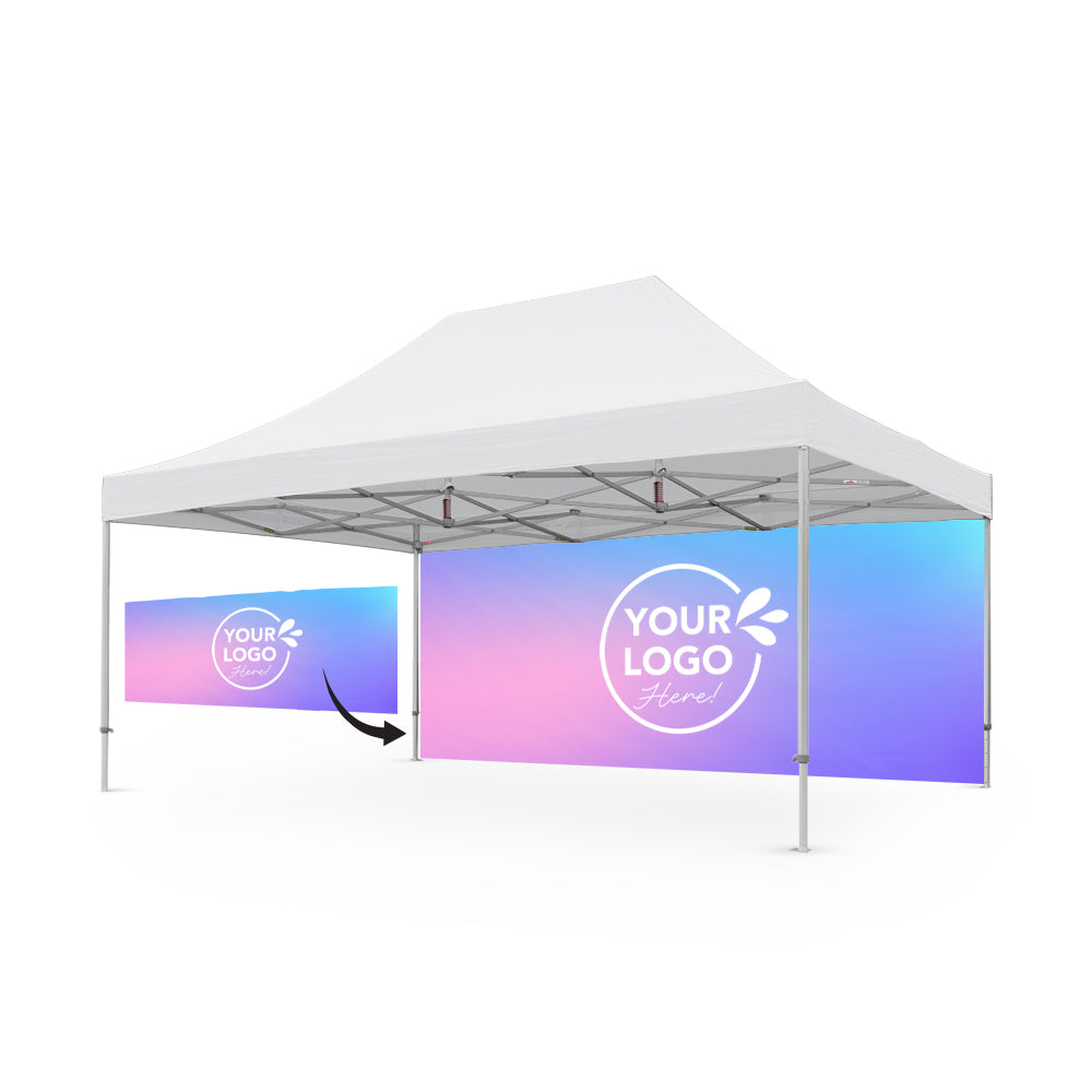 6m TEC Printed Gazebo Full Wall | Gazebo Accessory
