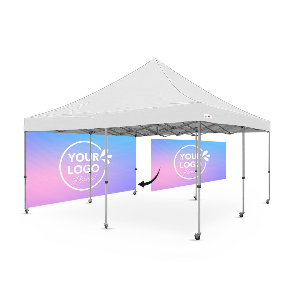 5m Printed Gazebo Full Wall | Gazebo Accessory