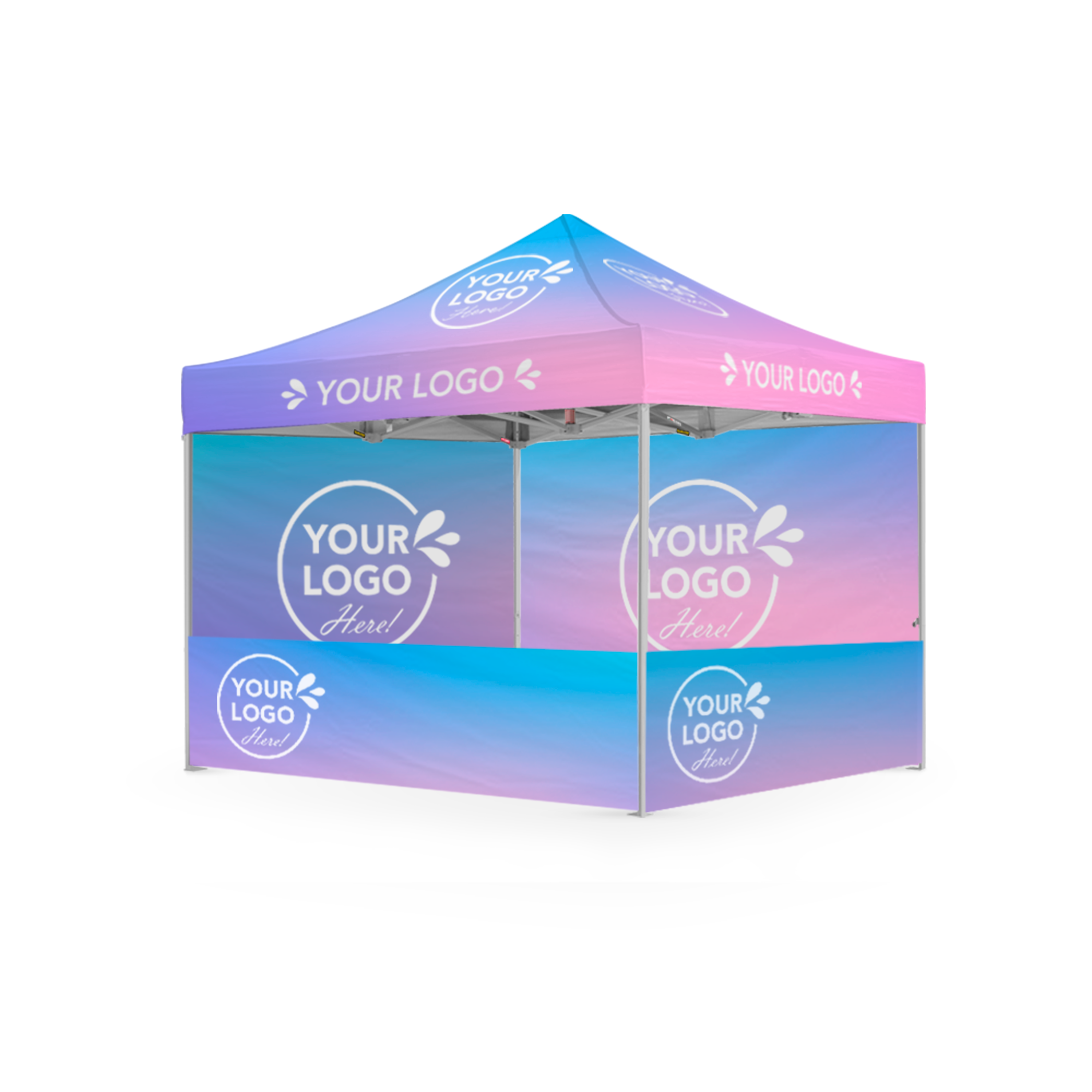 3m x 3m Printed Folding Gazebo | Event Presence Package