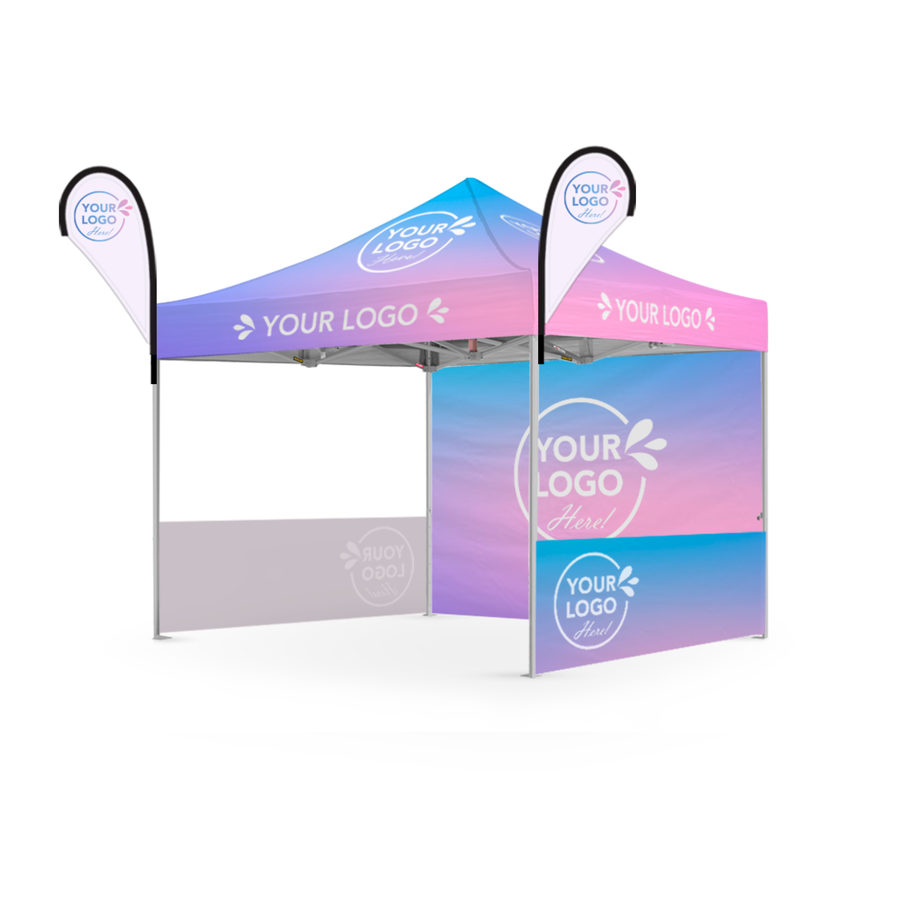 3m x 3m Printed Folding Gazebo | Executive Display Package