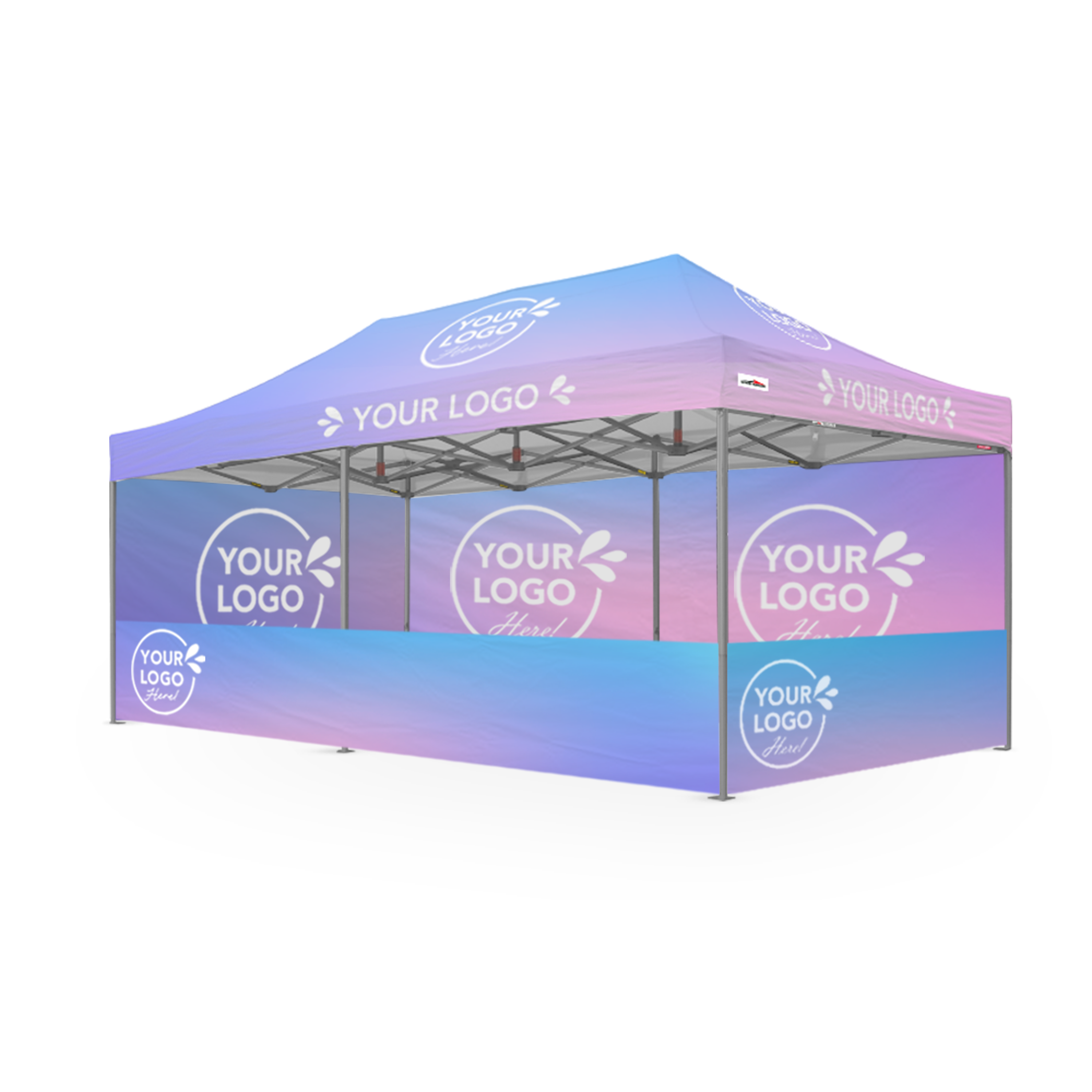 3m x 6m Printed Folding Gazebo | Event Presence Package