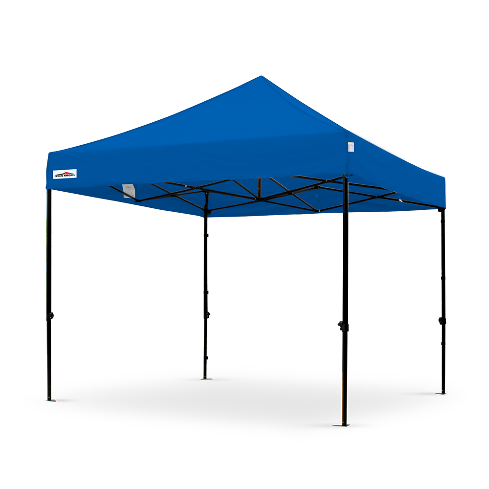 X5 true blue 10x10 blue outdoor marquee tent with black frame 