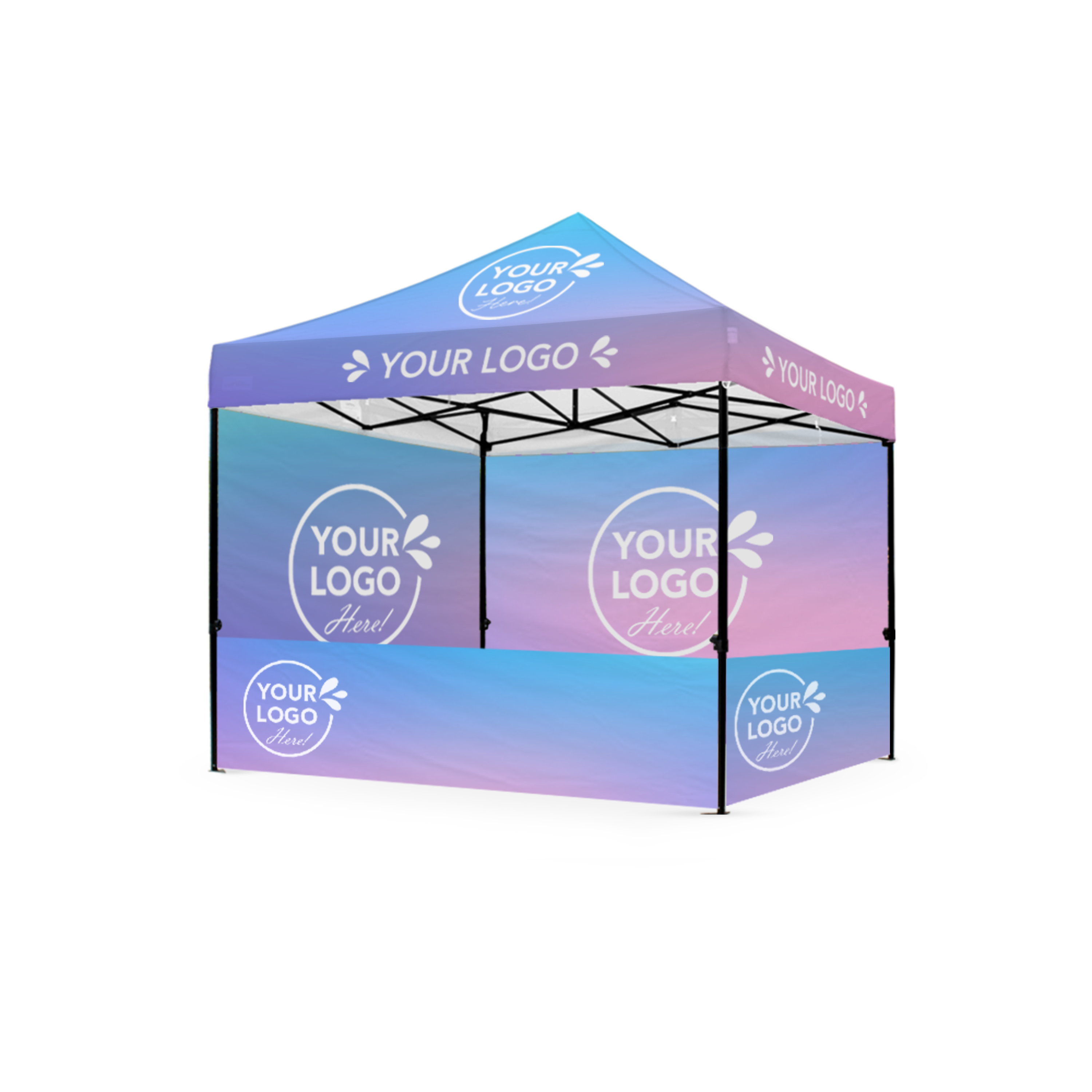 3m x 3m Printed Folding Gazebo | Event Presence Package