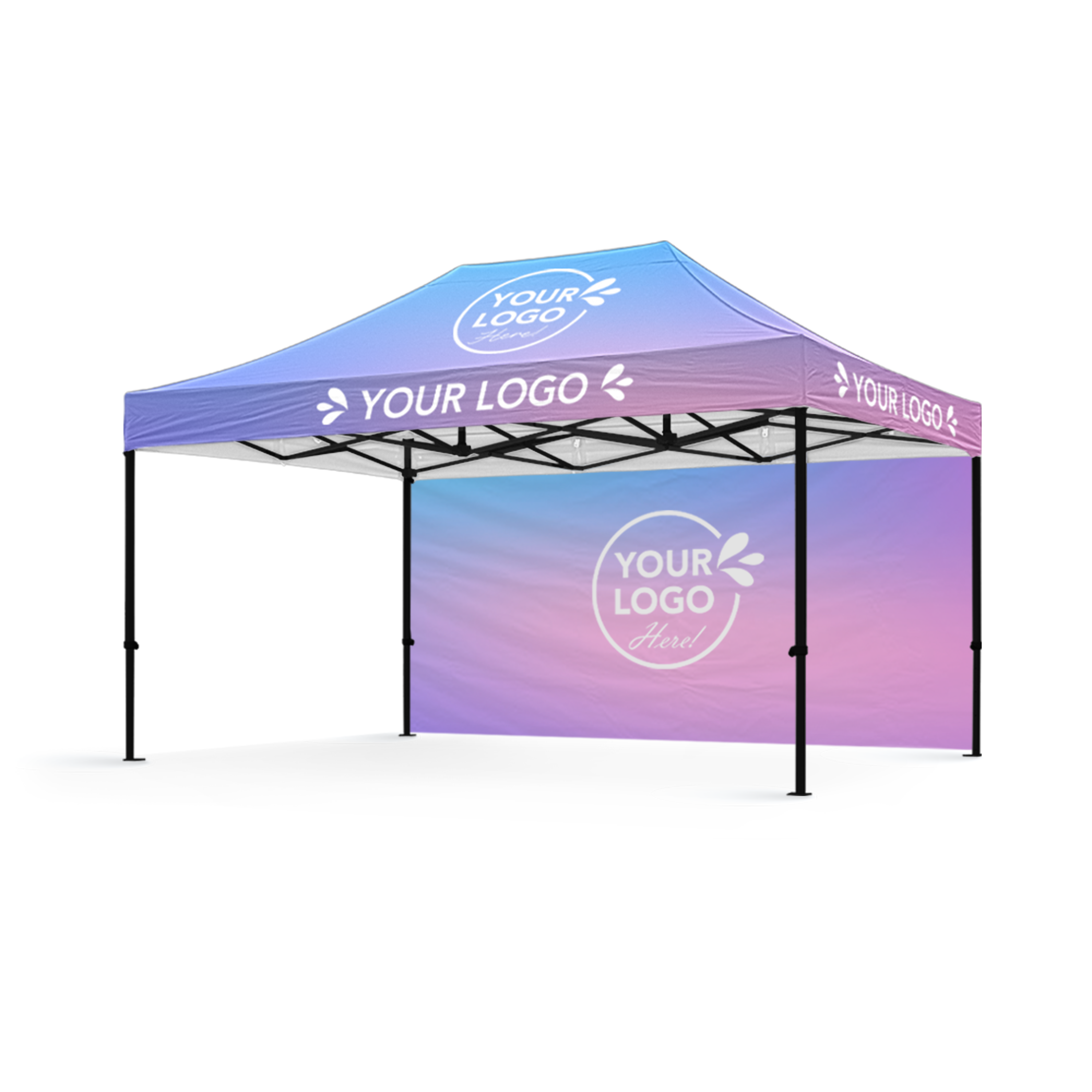3m x 4.5m Printed Folding Gazebo | Backdrop Boost Package