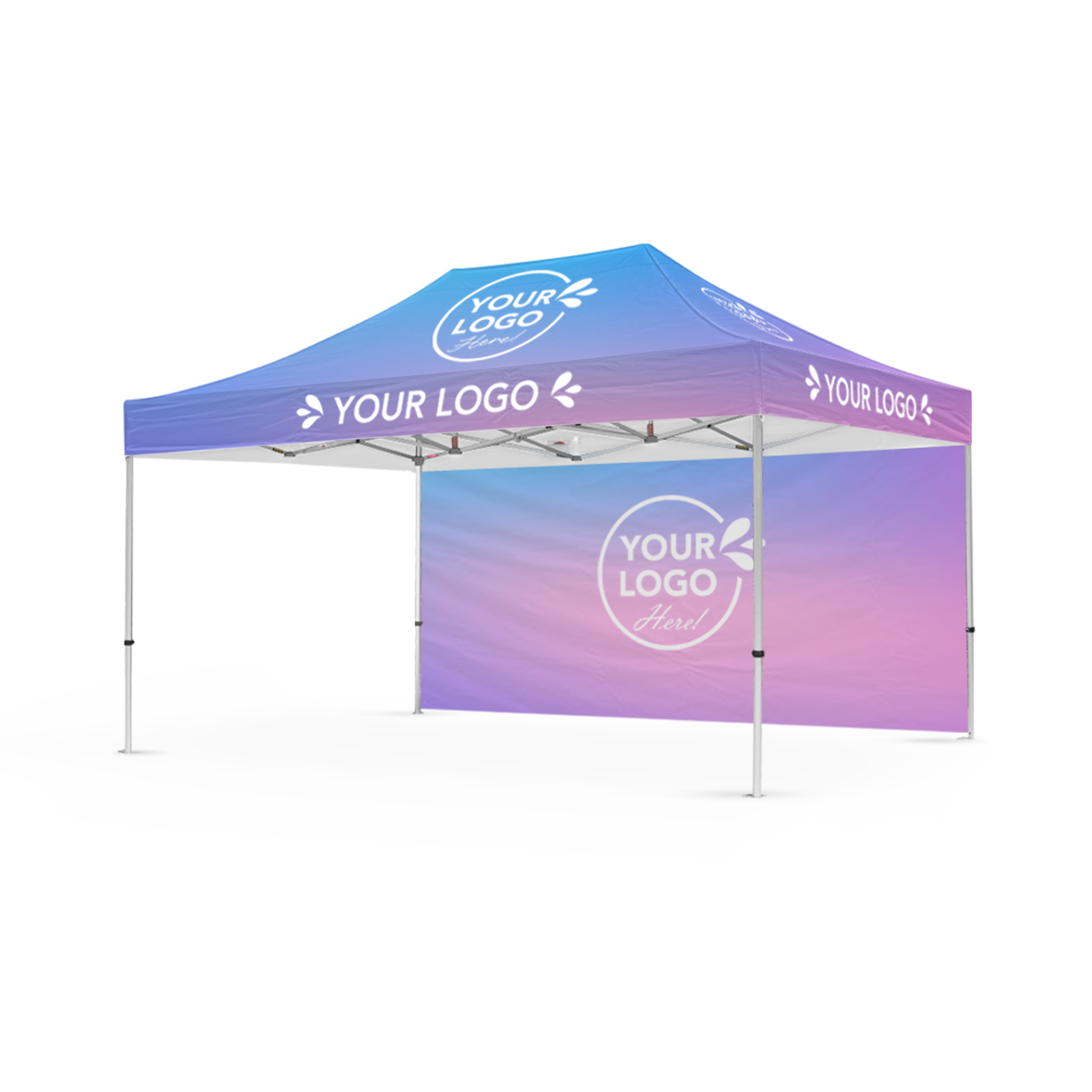 3m x 4.5m Printed Folding Gazebo | Backdrop Boost Package