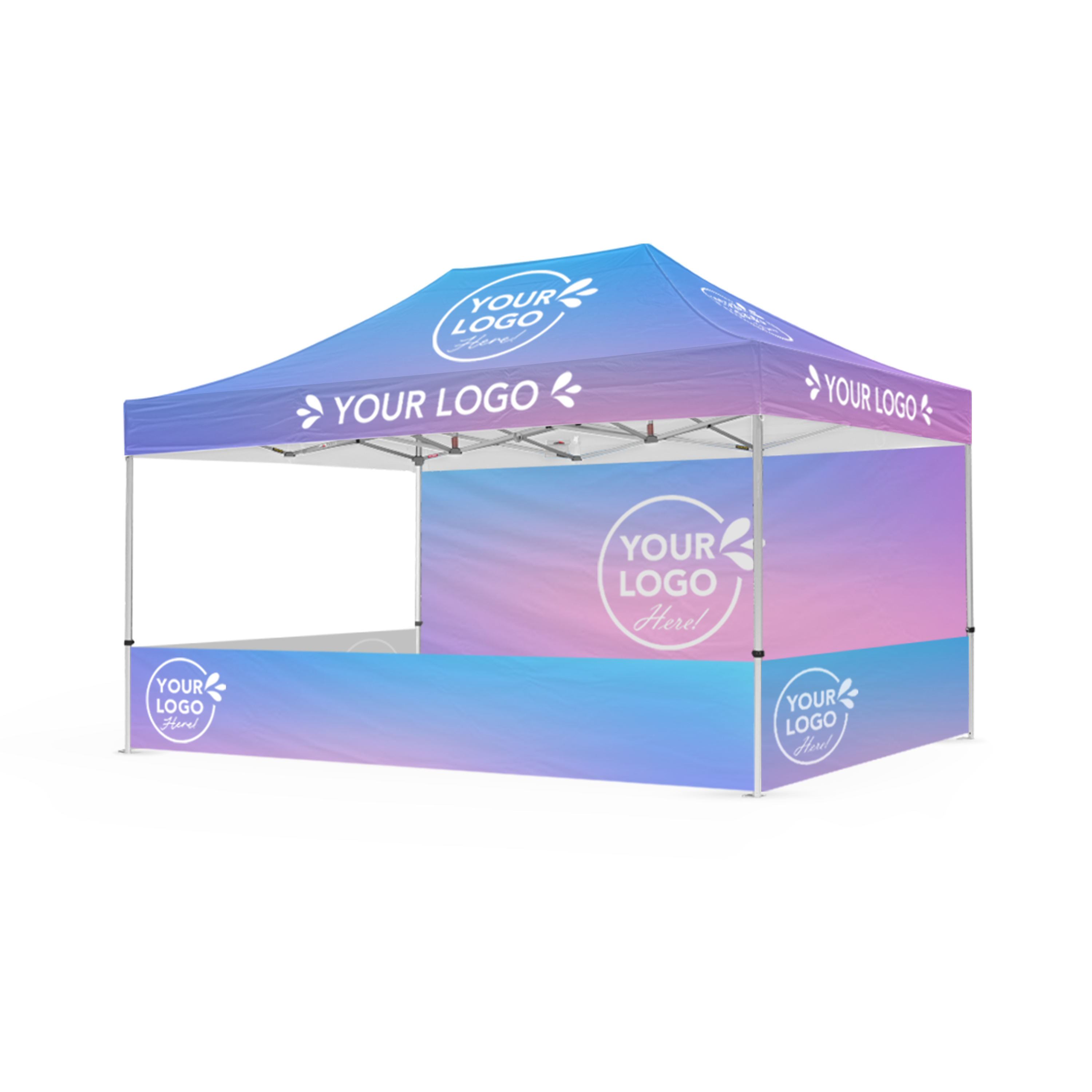 3m x 4.5m Printed Folding Gazebo | Engage Package