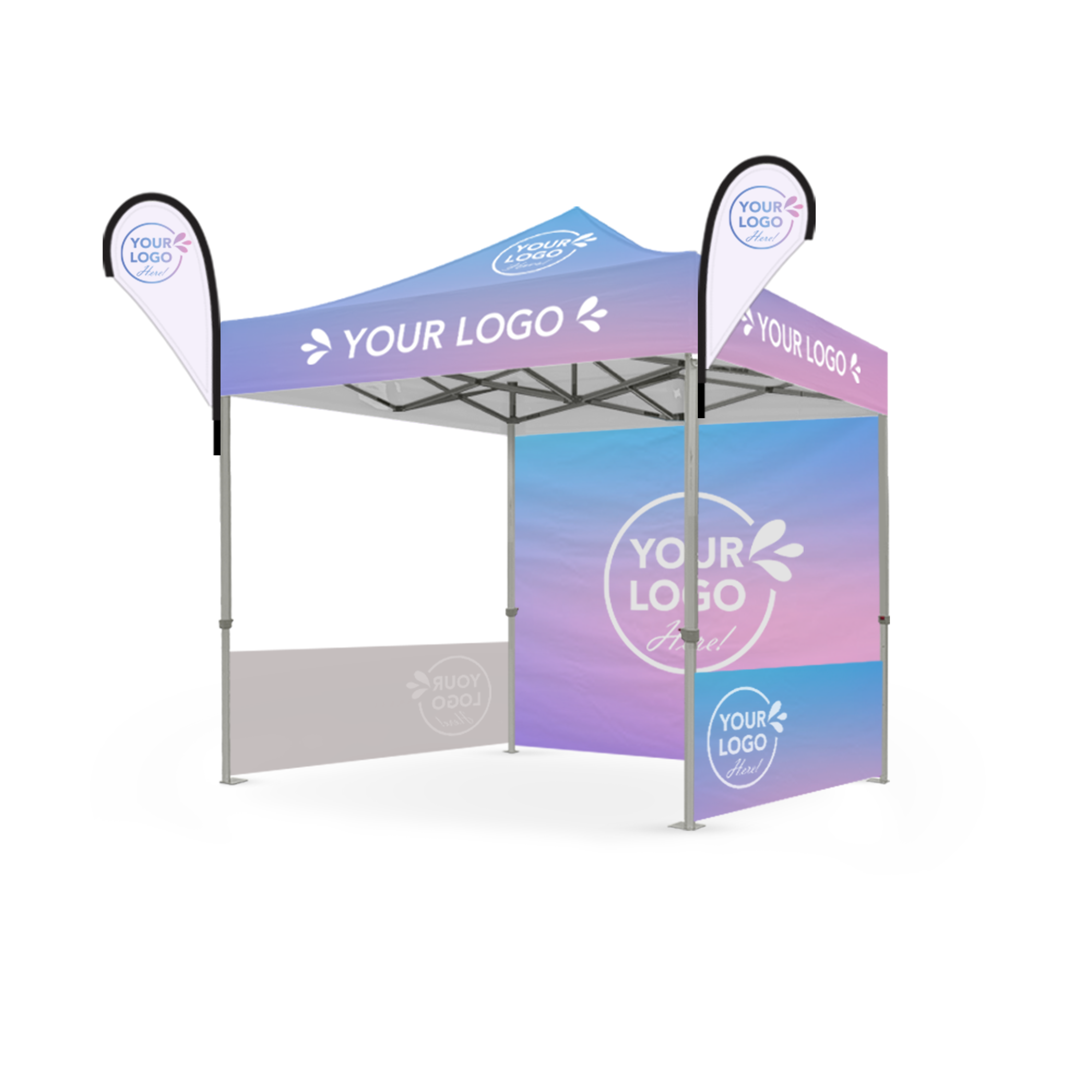 2.4m x 2.4m Printed Folding Gazebo | Executive Display Package