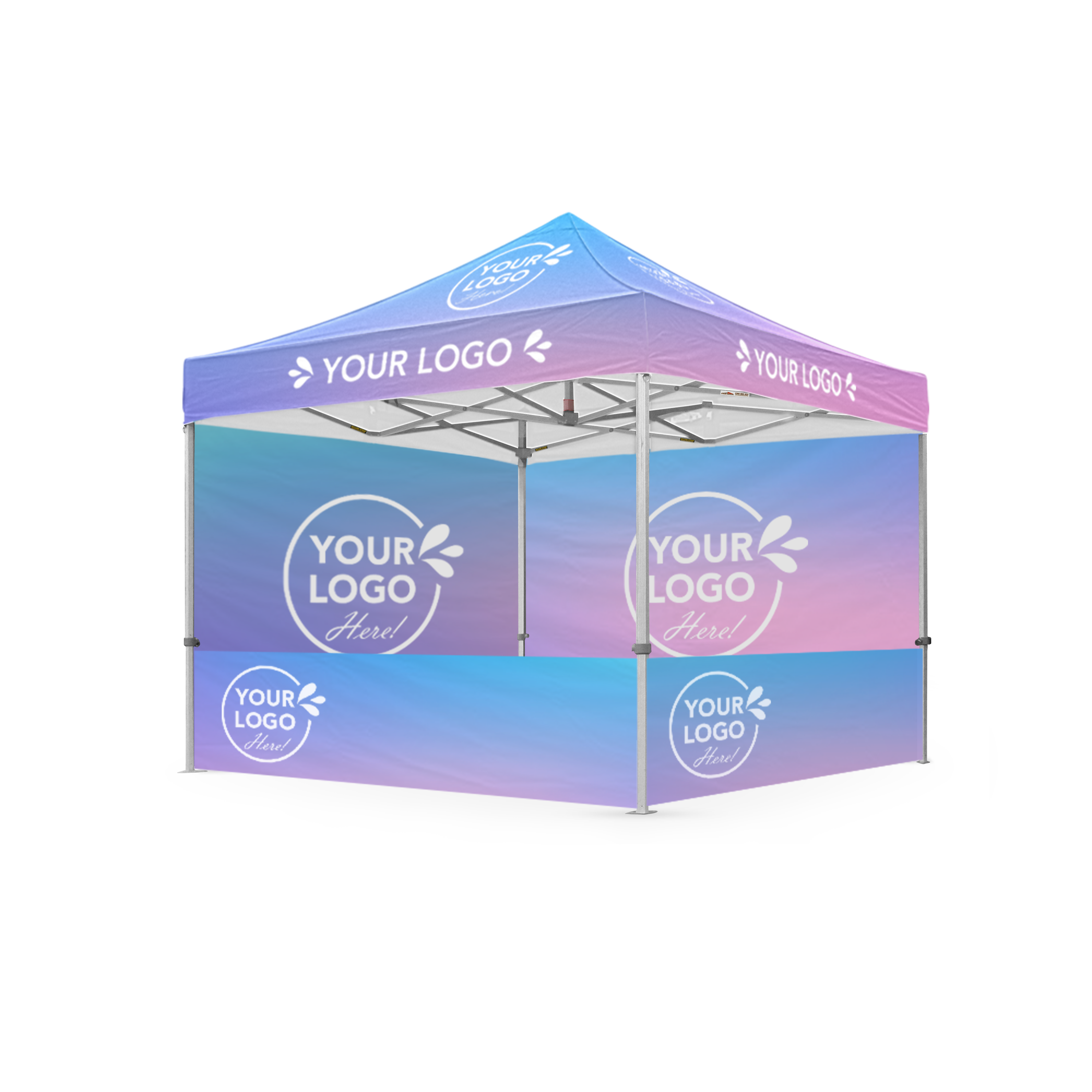 3m x 3m Printed Folding Gazebo | Event Presence Package