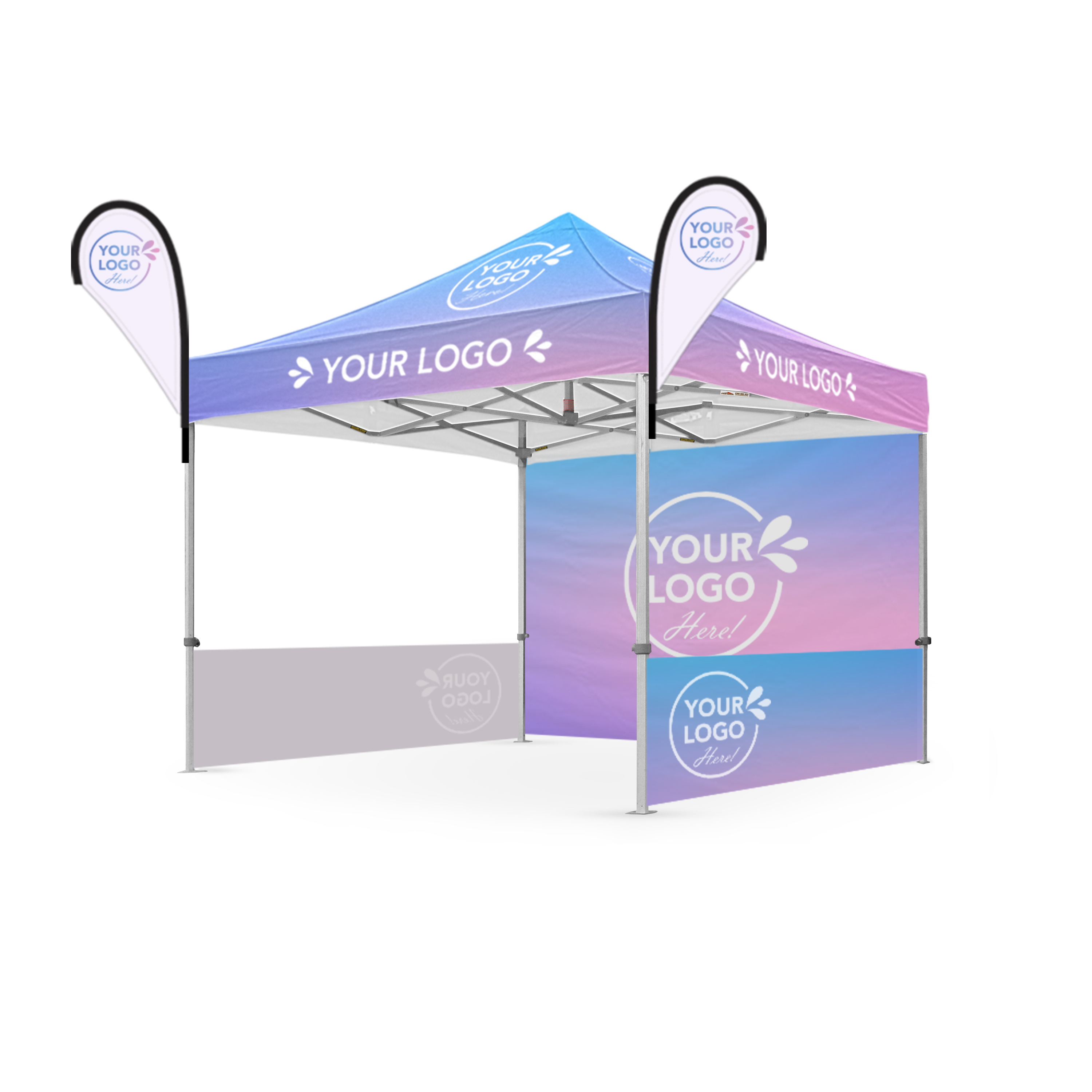 3m x 3m Printed Folding Gazebo | Executive Display Package