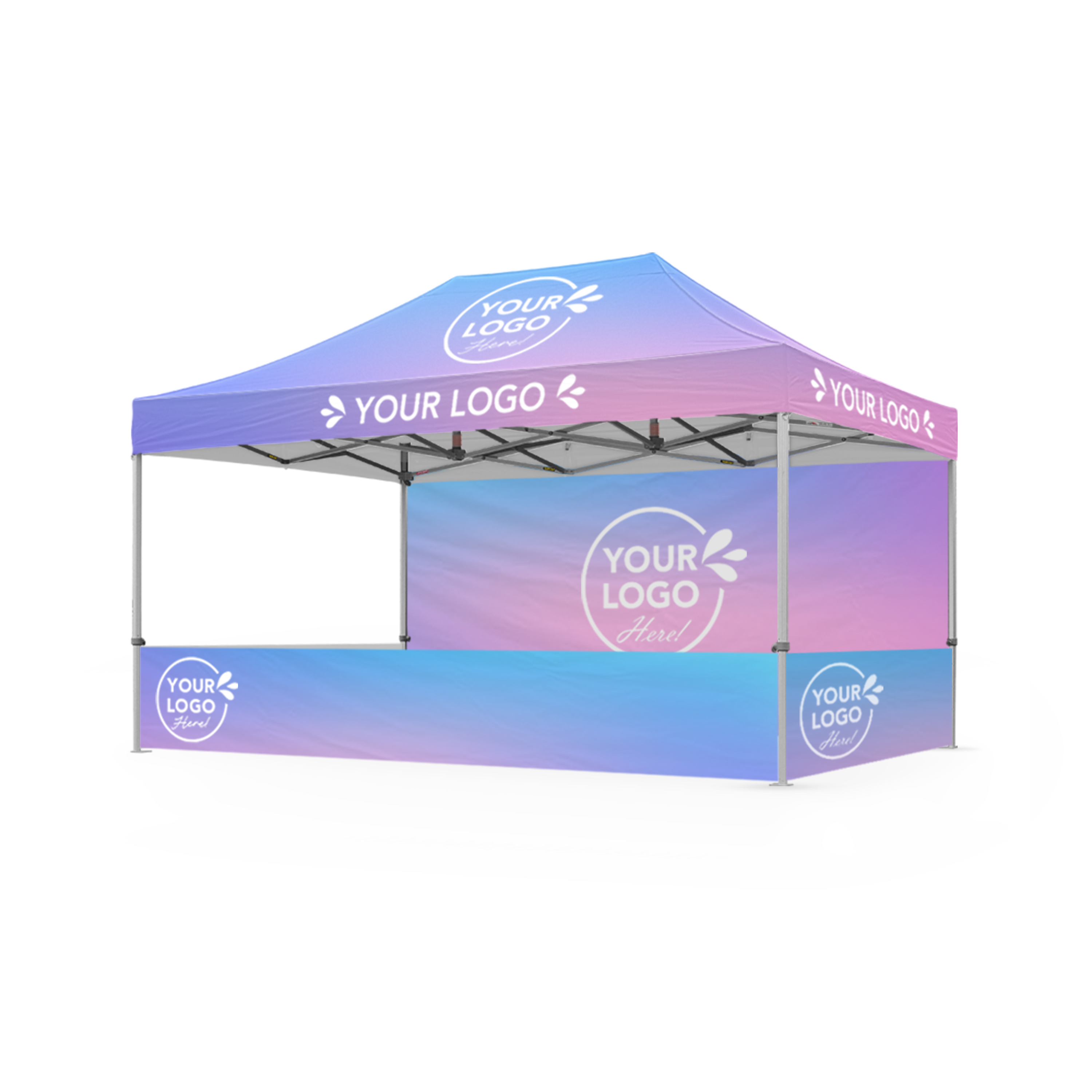 3m x 4.5m Printed Folding Gazebo | Engage Package