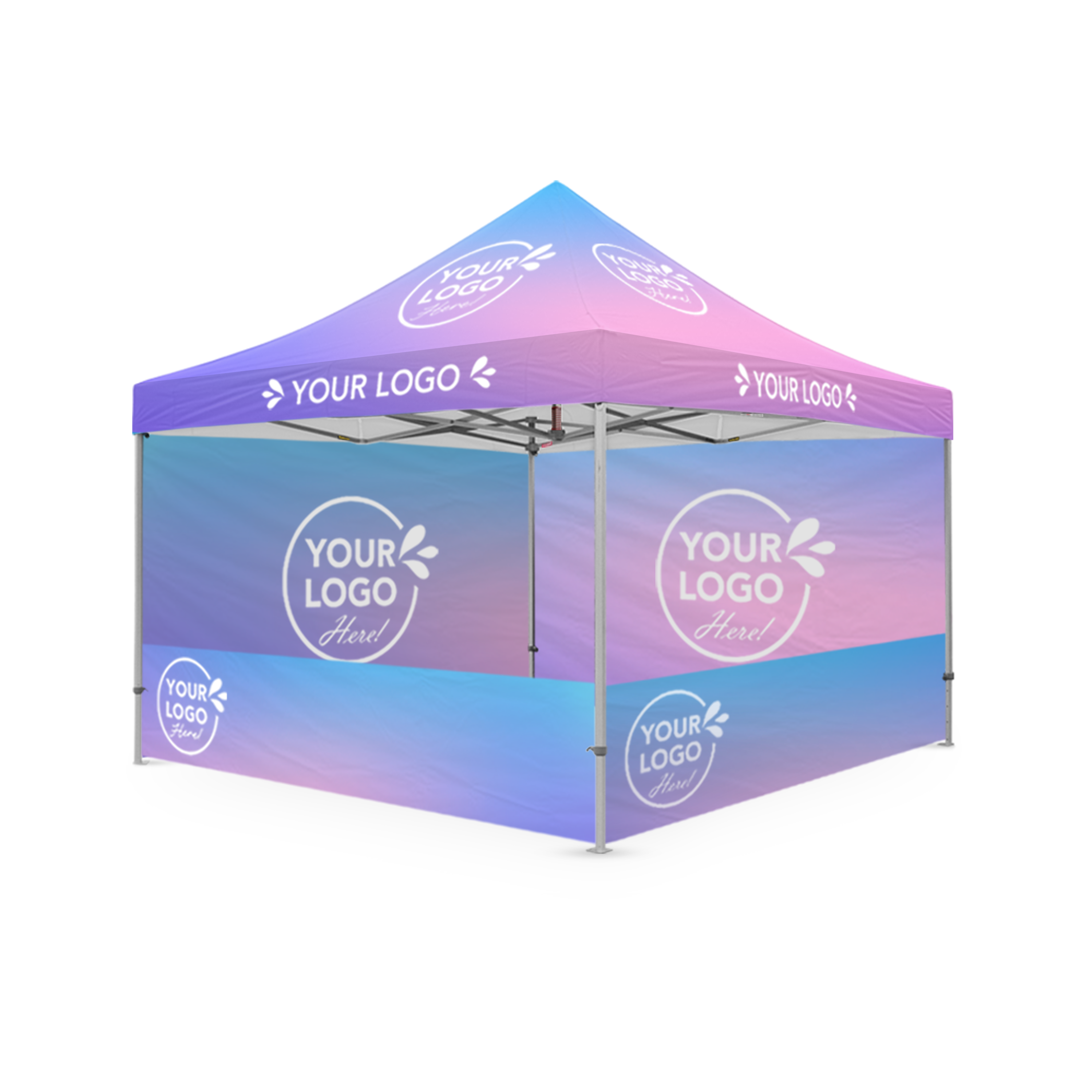 4m x 4m Printed Folding Gazebo | Event Presence Package