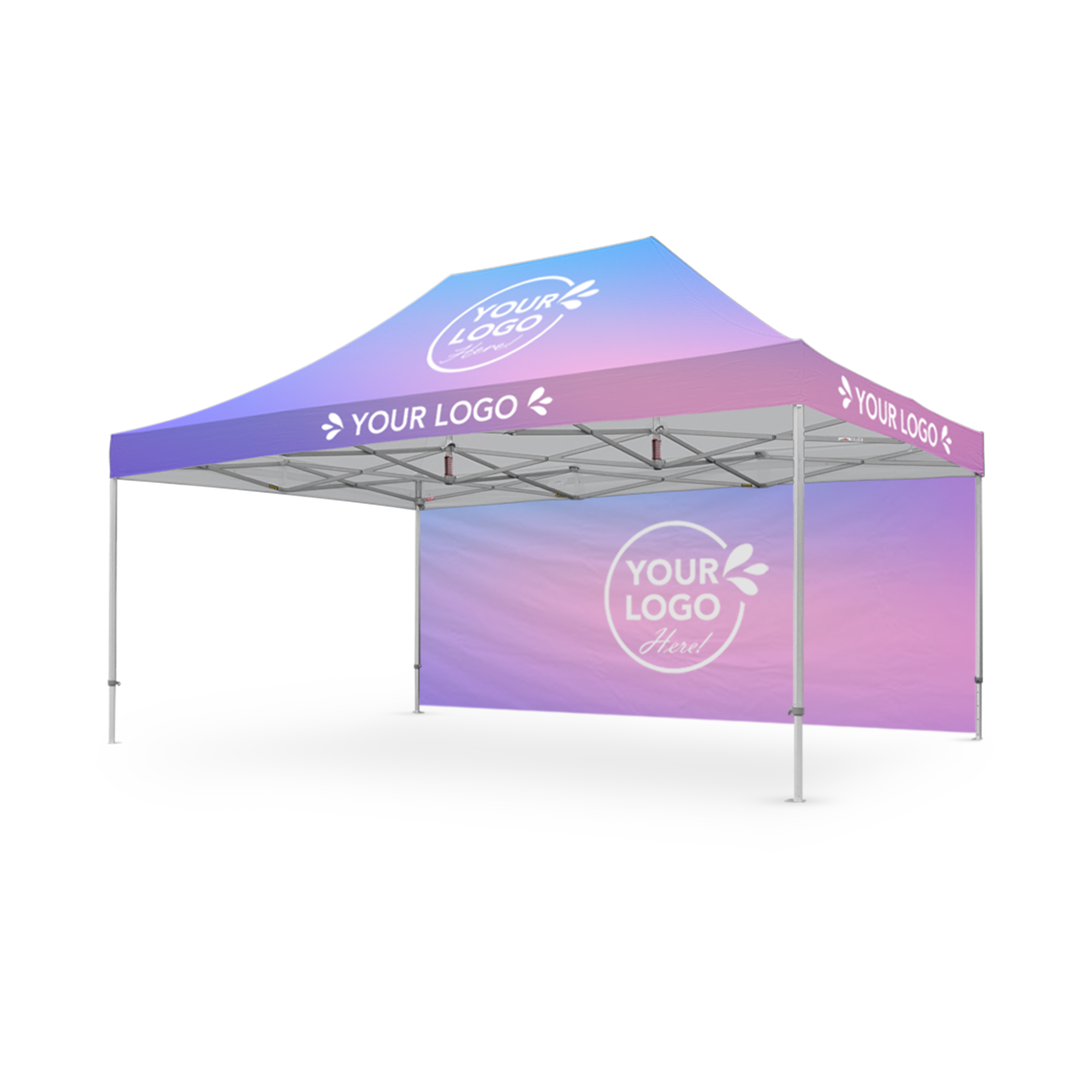 4m x 6m Printed Folding Gazebo | Backdrop Boost Package