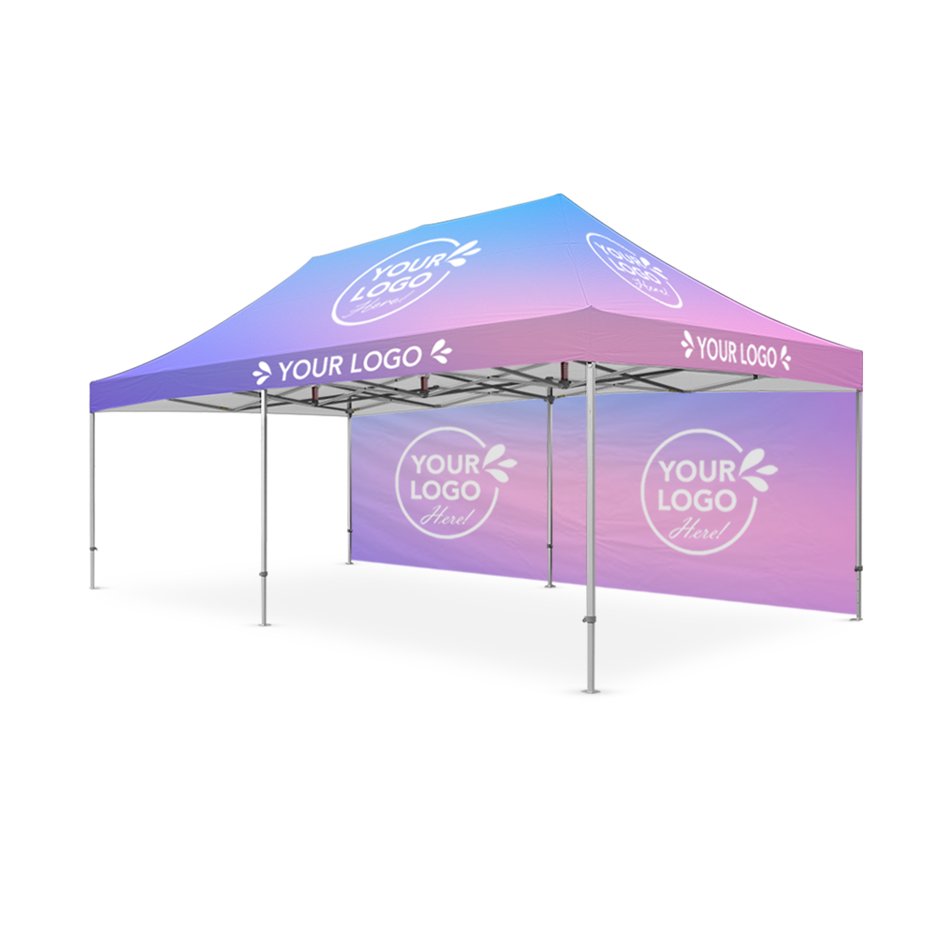 4m x 8m Printed Folding Gazebo | Backdrop Boost Package