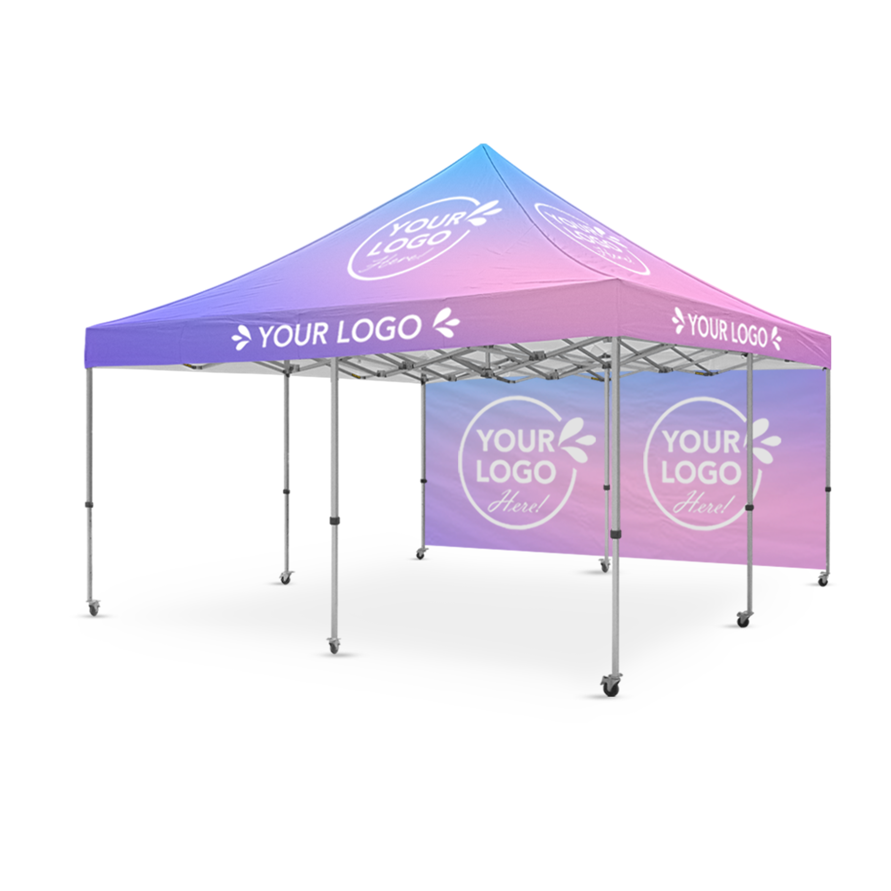 5m x 5m Printed Folding Gazebo | Backdrop Boost Package