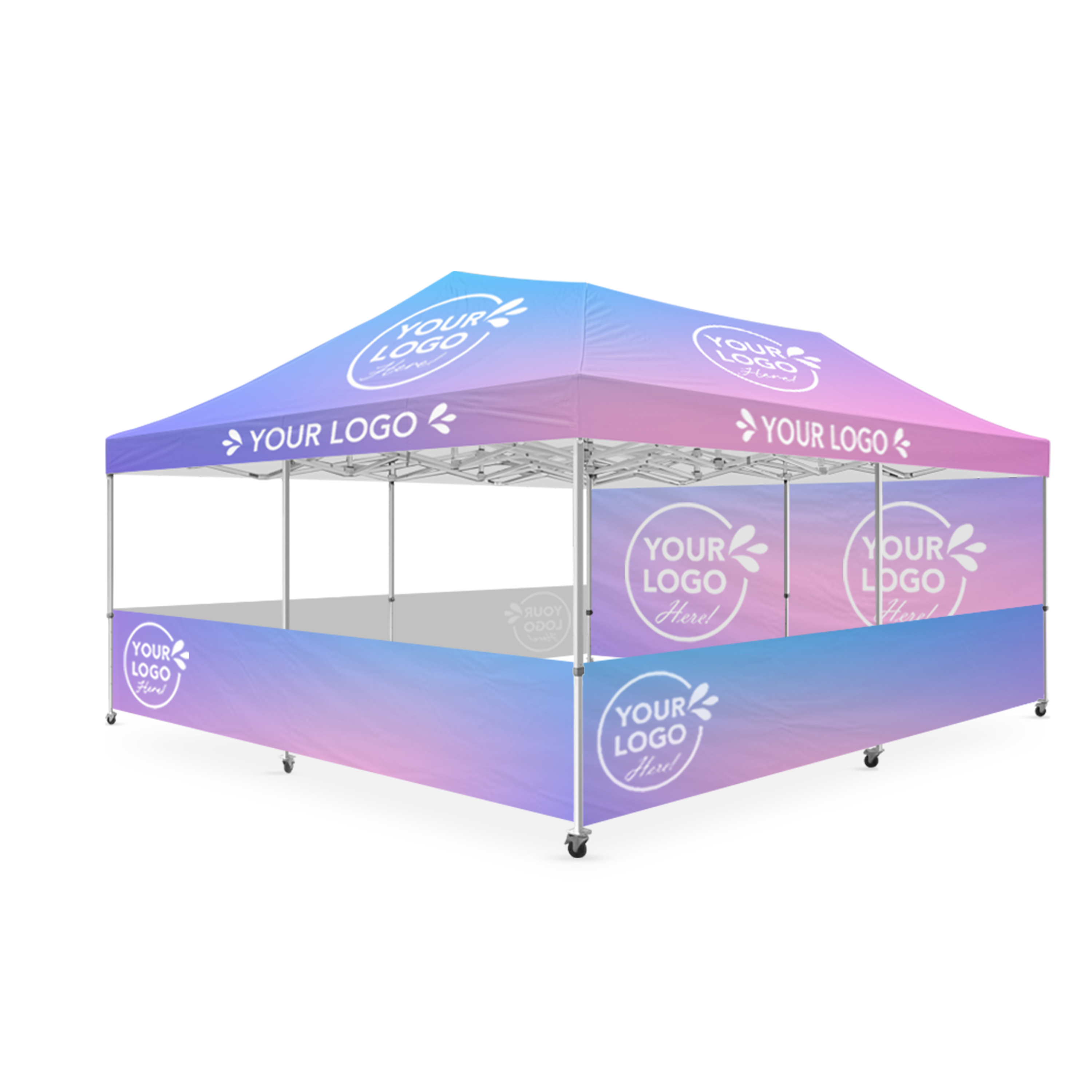 6m x 6m Printed Folding Gazebo | Engage Package