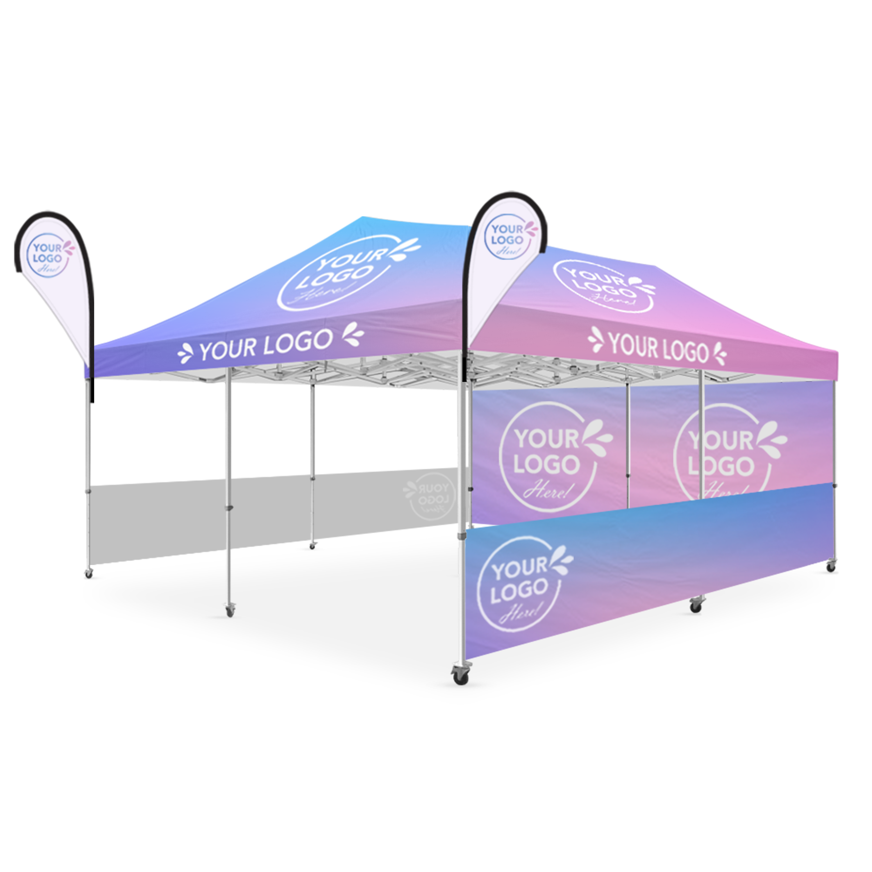 6m x 6m Printed Folding Gazebo | Executive Dsiplay Package