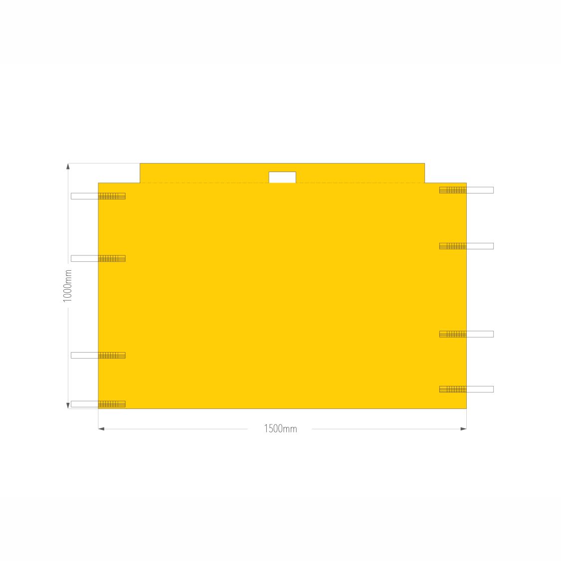 1.5m Gazebo Half Wall | Gazebo Accessory