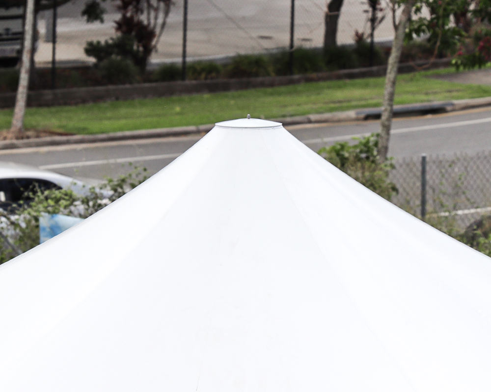 5m Hex Custom Ferrara 300 PVC | Umbrellas