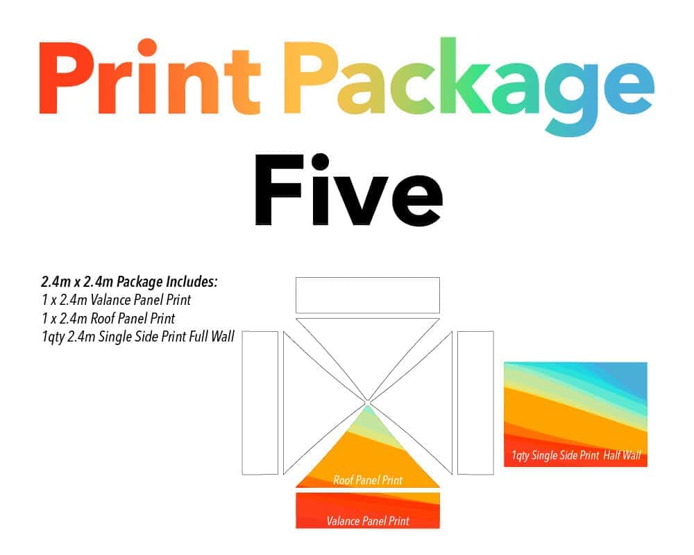 2.4x2.4 printed gazebo package 1