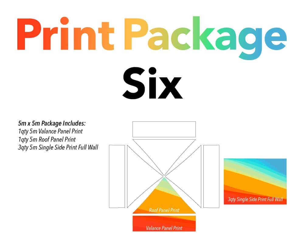 5×5 printed gazebo package 1