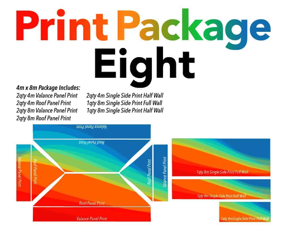 4x8 printed gazebo package 1