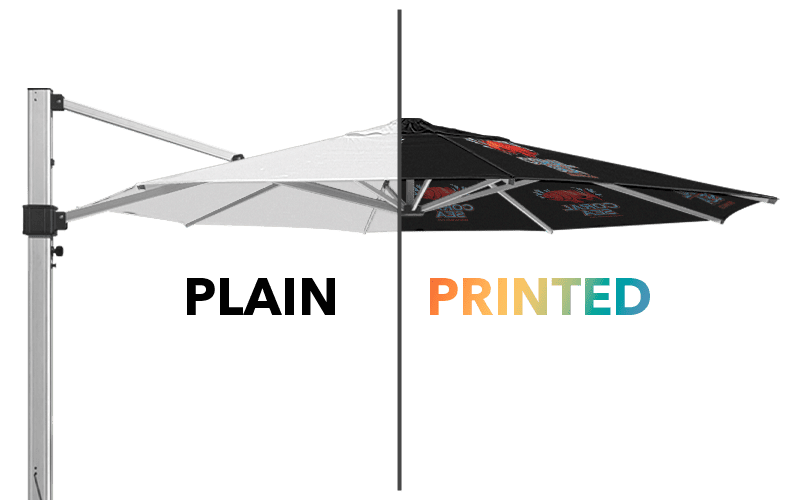 custom print cantilever umbrella custom print cantilever umbrella