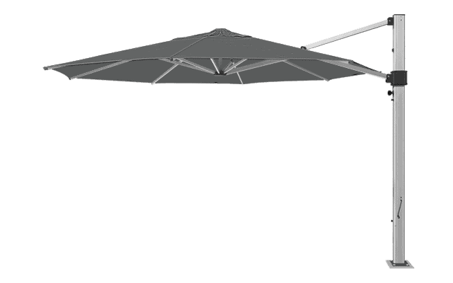 product display cantilever umbrella octagonal 4m dia