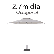 thumbnail classic umbrella octagonal 2.7m dia