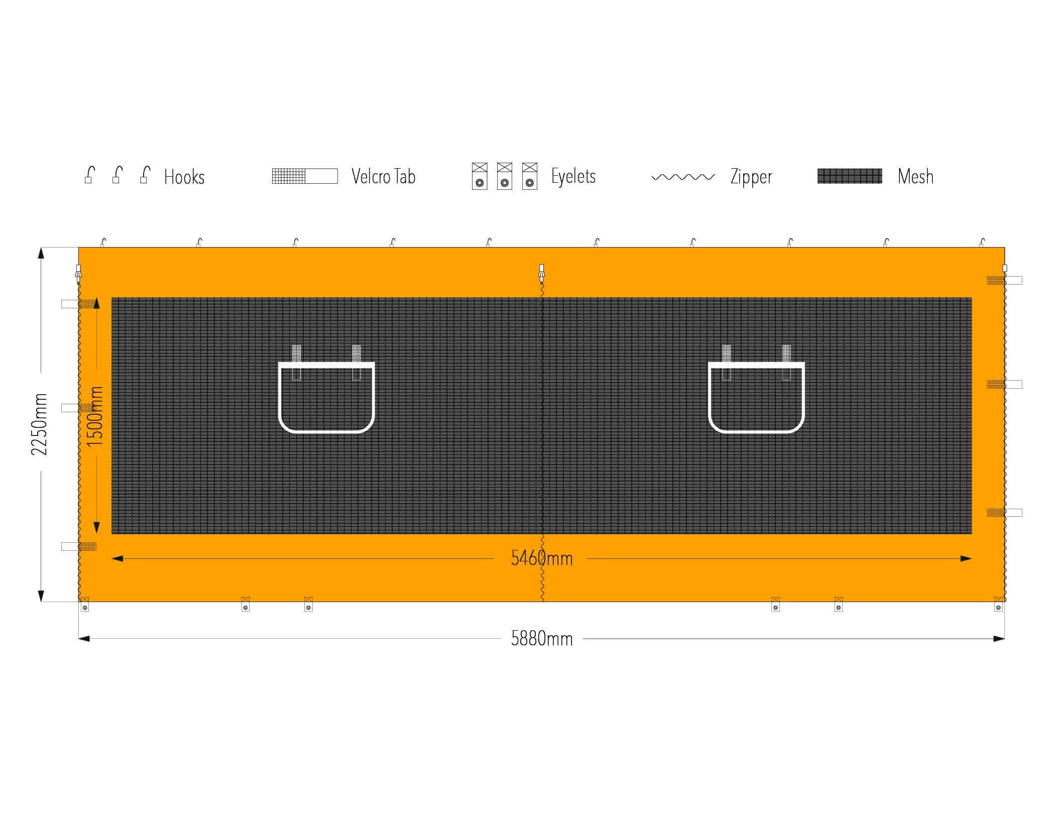 3m service window wall