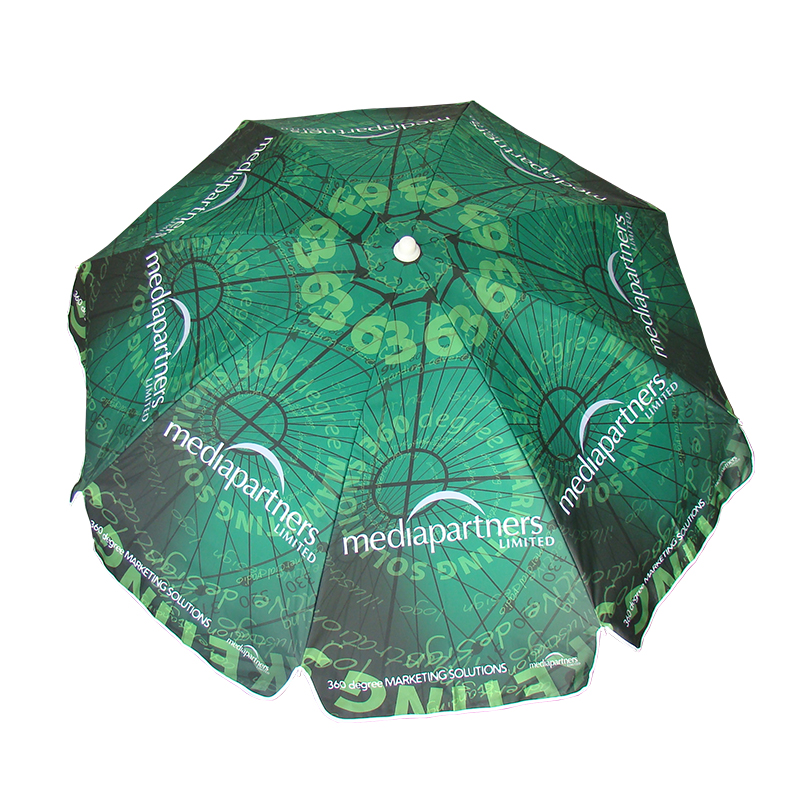 custom printed beach umbrella